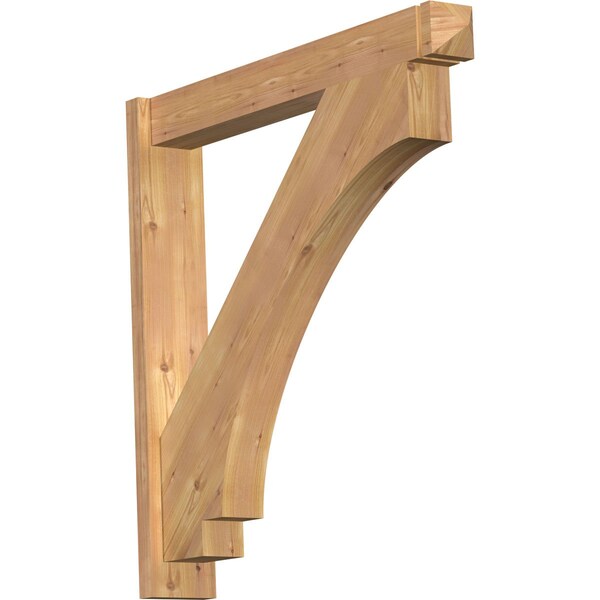 Ekena Millwork Imperial Smooth Arts and Crafts Outlooker, Western Red Cedar, 5 1/2"W x 36"D x 36"H OUT06X36X36IMP03SWR - main